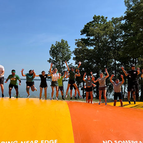 McGovern Medical School students enjoy the Henry Strobel Retreat at Camp Cho-Yeh