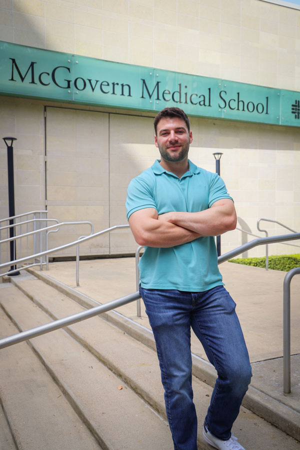 Newest Faces of McGovern Medical School - Brandon Blair