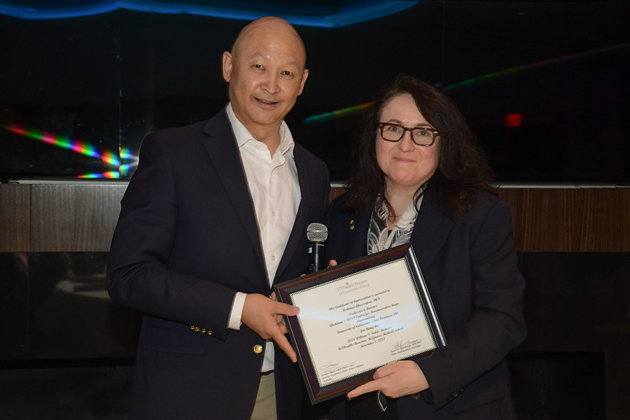 Katerina Akassoglou, PhD, honored at the 2024 Fields Banquet