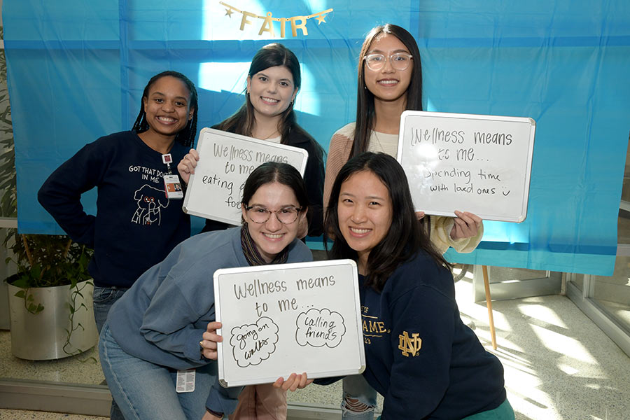 Students at the 2024 Student Wellness Fair