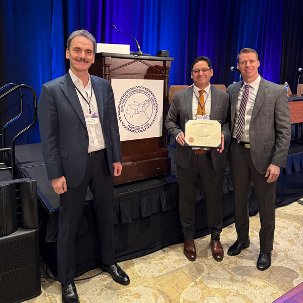 Dr. Aknush Chandra SNS Augustus McCravey Resident Paper Award winner