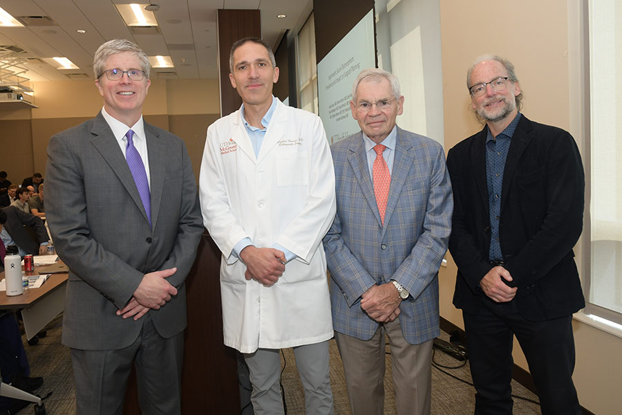 Dr. Robert O'Toole with orthopedic surgery leadership