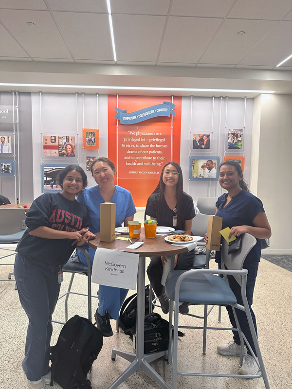 Group photo of the student wellness fair