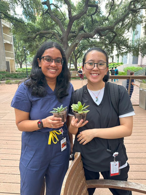 Posting with pottery from the student wellness fair