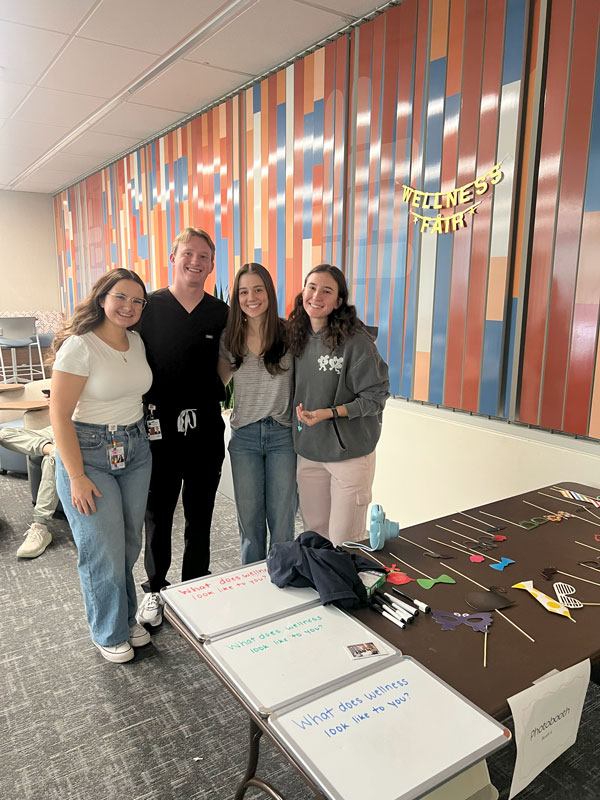 Group photo at the wellness fair
