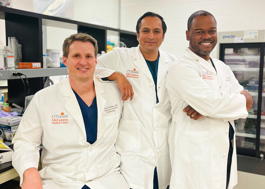 Dr. George Williams with Colleagues