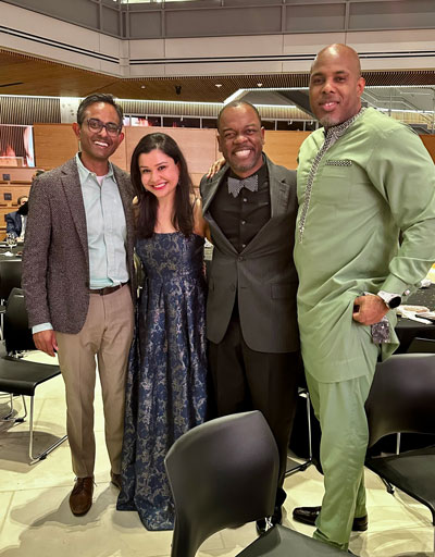Dr. George Williams with friends