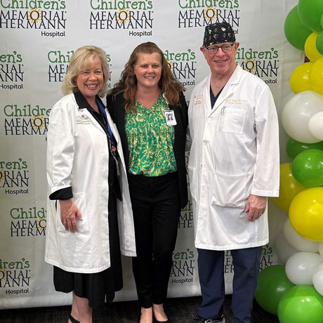 Drs. Mary Aitken, Emily Weber, and Kevin Lally