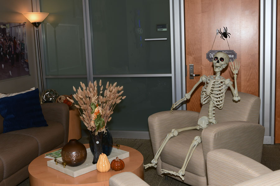 Halloween Decorations at McGovern Medical School