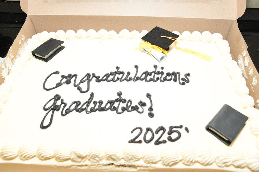 A cake to celebrate the graduates of the Cardiovascular Perfusion Program