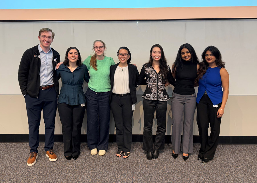 Students who presented at the Annual Teaching Competition