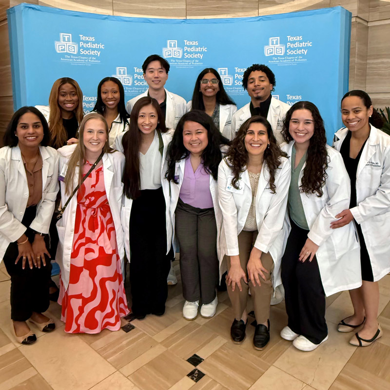 Trainees in the Department of Pediatrics at TPS Advocacy Day