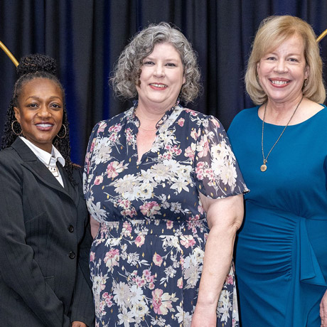 The winners of the President's Awards for Leadership