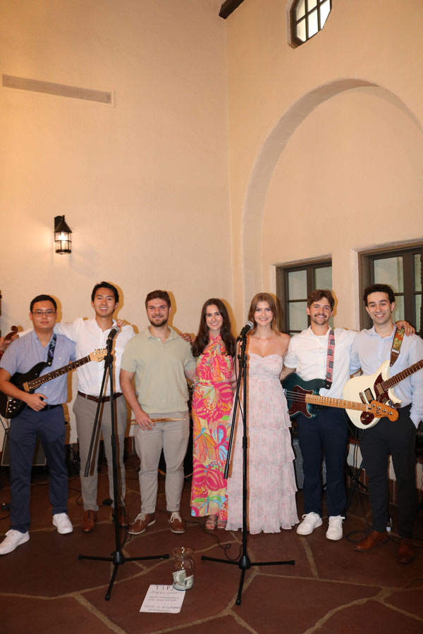 The Music Club poses for a photo