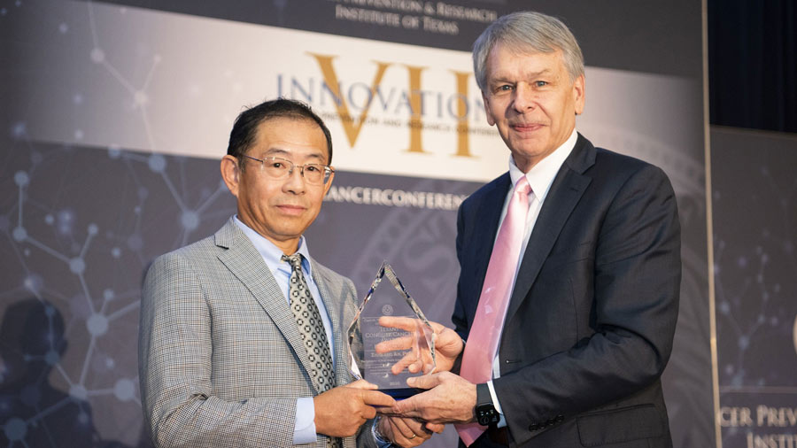 Zhiqiang An, PhD, received the 2026 Texans Conquer Cancer Award.